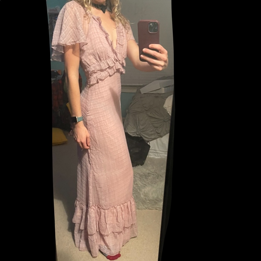 LULUS PINK MAXI DRESS